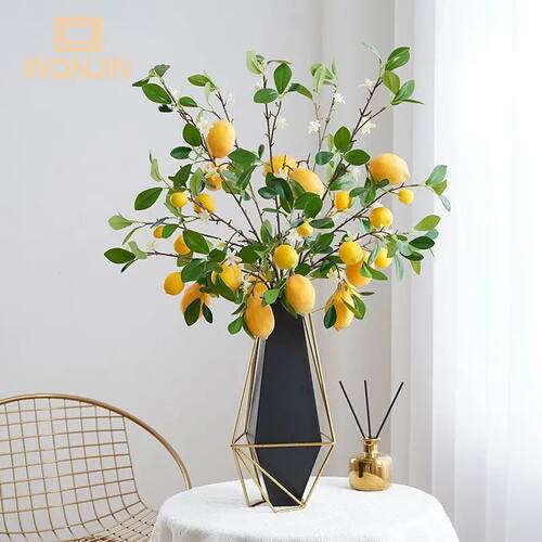Lemon Branches With Fruit Simulation Green Plants Fresh Home
