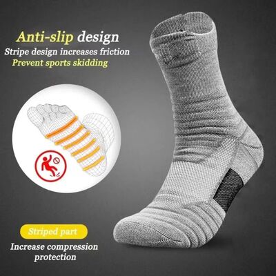 3pairs/Lot Men's Socks Compression Stockings Breathable Bask