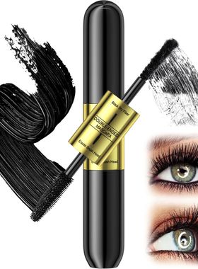 Double In-one Mascara Silk Fiber Mascara Waterproof Mascara
