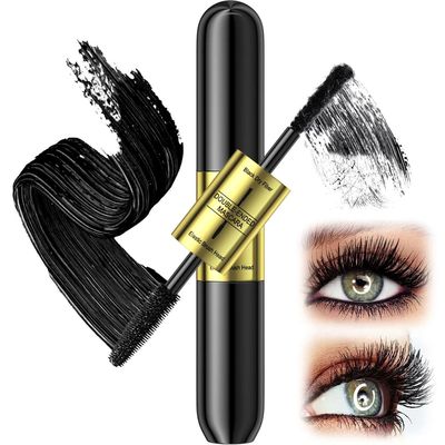 Double In-one Mascara Silk Fiber Mascara Waterproof Mascara