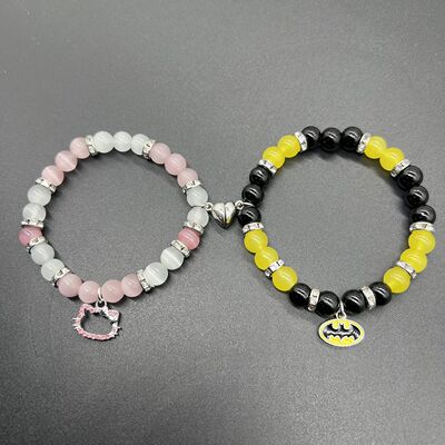 2pcs/setCouple Beads Bracelet Tv Girl Matching Bracelets Who