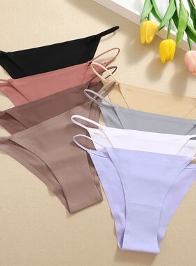 Women Seamless Panties Sexy Low Rise Briefs for Female Mluti