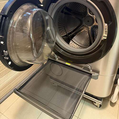 洗衣机防掉衣服收集网滚筒洗衣机可折叠免打孔防脏拿取衣物防掉地