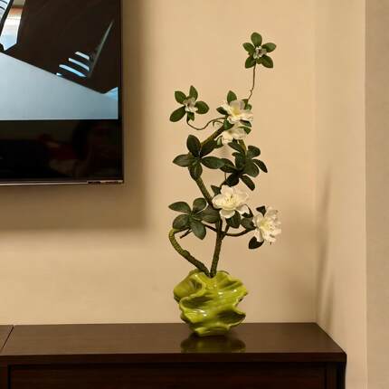 【新家的100个快递】仿真绿植盆栽客厅电视柜装饰桌面摆件高级感