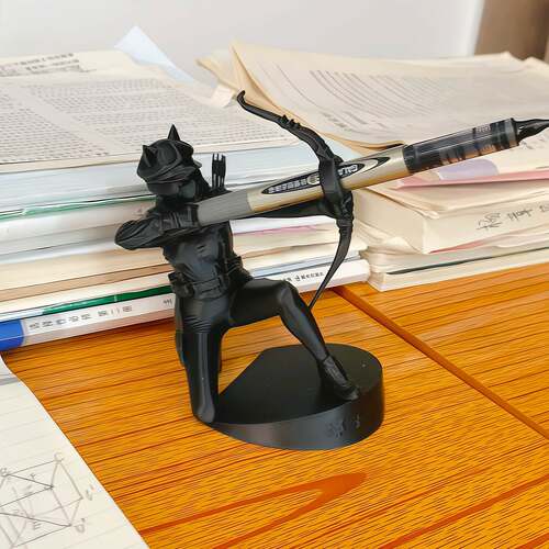 甚是拉风！露娜笔架三角洲模型3D打印玩具学生桌面装饰摆饰文具