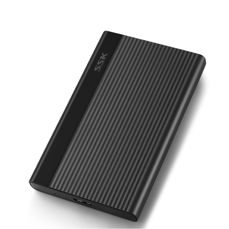 SSK BIAOWANG 고속 USB3.0 모바일 하드 디스크 상자 범용 노트북 2.5인치 SSD 외부 금속