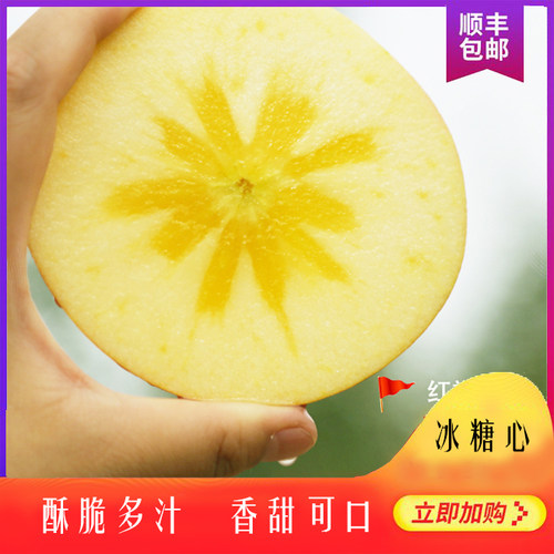 红旗坡六队新疆阿克苏苹果特级冰糖心礼盒装新鲜水果现货现发