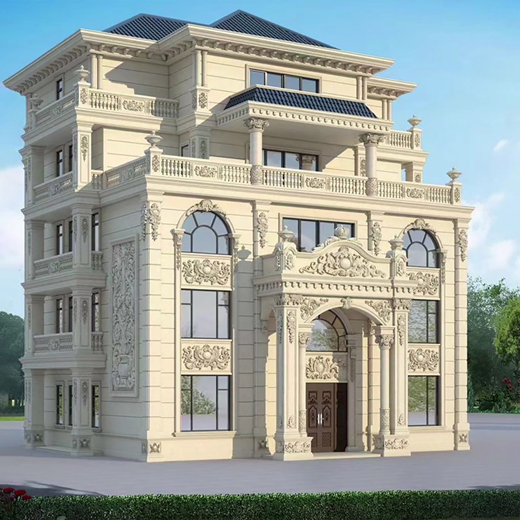 五层别墅设计图纸  欧式风格五层别墅  五层自建房屋设计施工