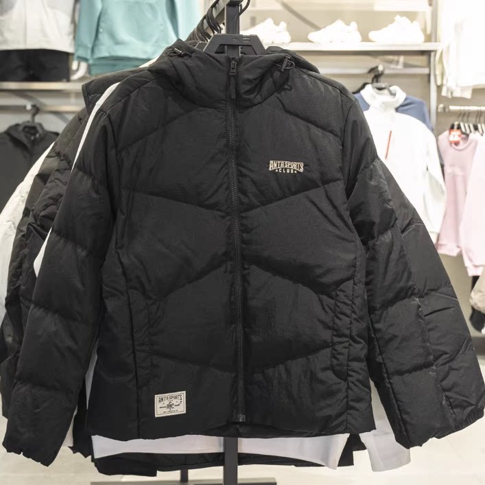 安踏正品男速暖运动羽绒服2025冬季新款连帽防泼水外套152548919N,运动服/休闲服装,运动羽绒服,淘宝优惠券,粉丝福利购,淘宝优惠卷