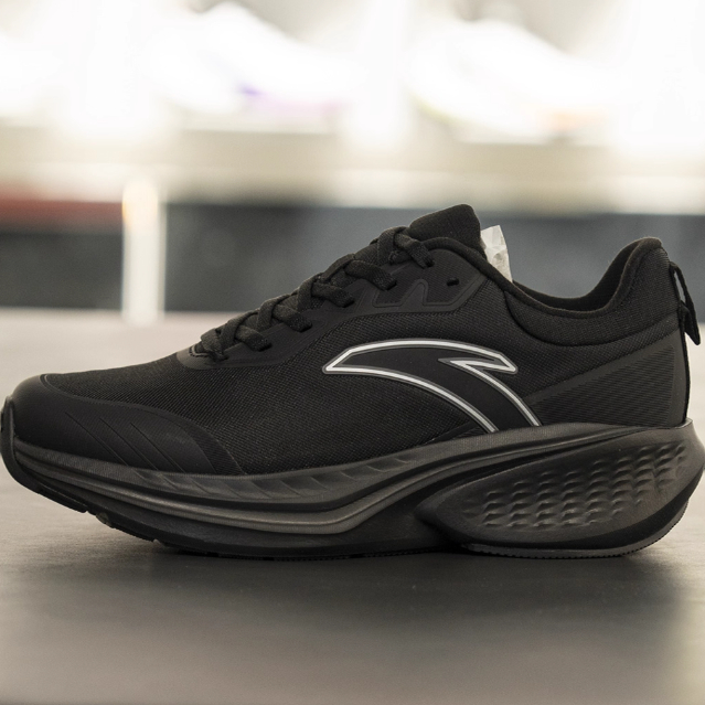 安踏正品云途男鞋2025冬新款休闲潮健步网面运动跑步鞋112545519