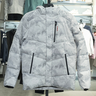 运动潮保暖连帽羽绒服152547943N 2025冬时尚 安踏正品 六度芯男装