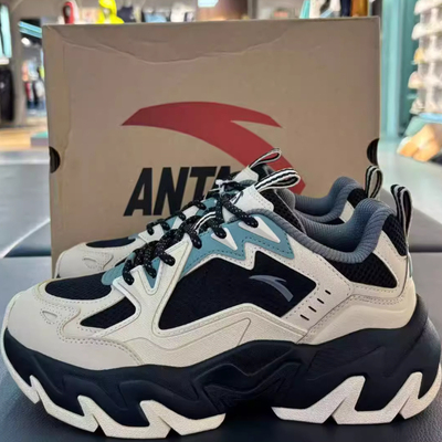 安踏正品磐石老爹鞋男鞋2025冬新款厚底增高复古休闲鞋112548856