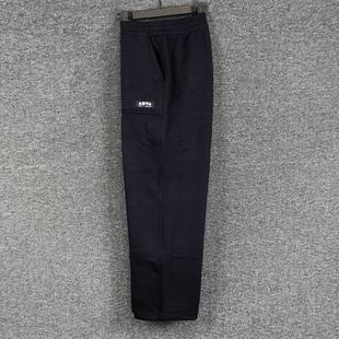 安踏正品男女同款2025冬新款篮球加绒直筒针织运动长裤172548301N