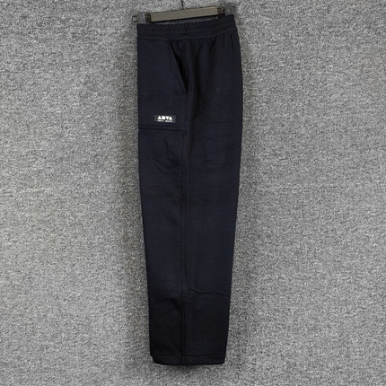 安踏正品男女同款2025冬新款篮球加绒直筒针织运动长裤172548301N