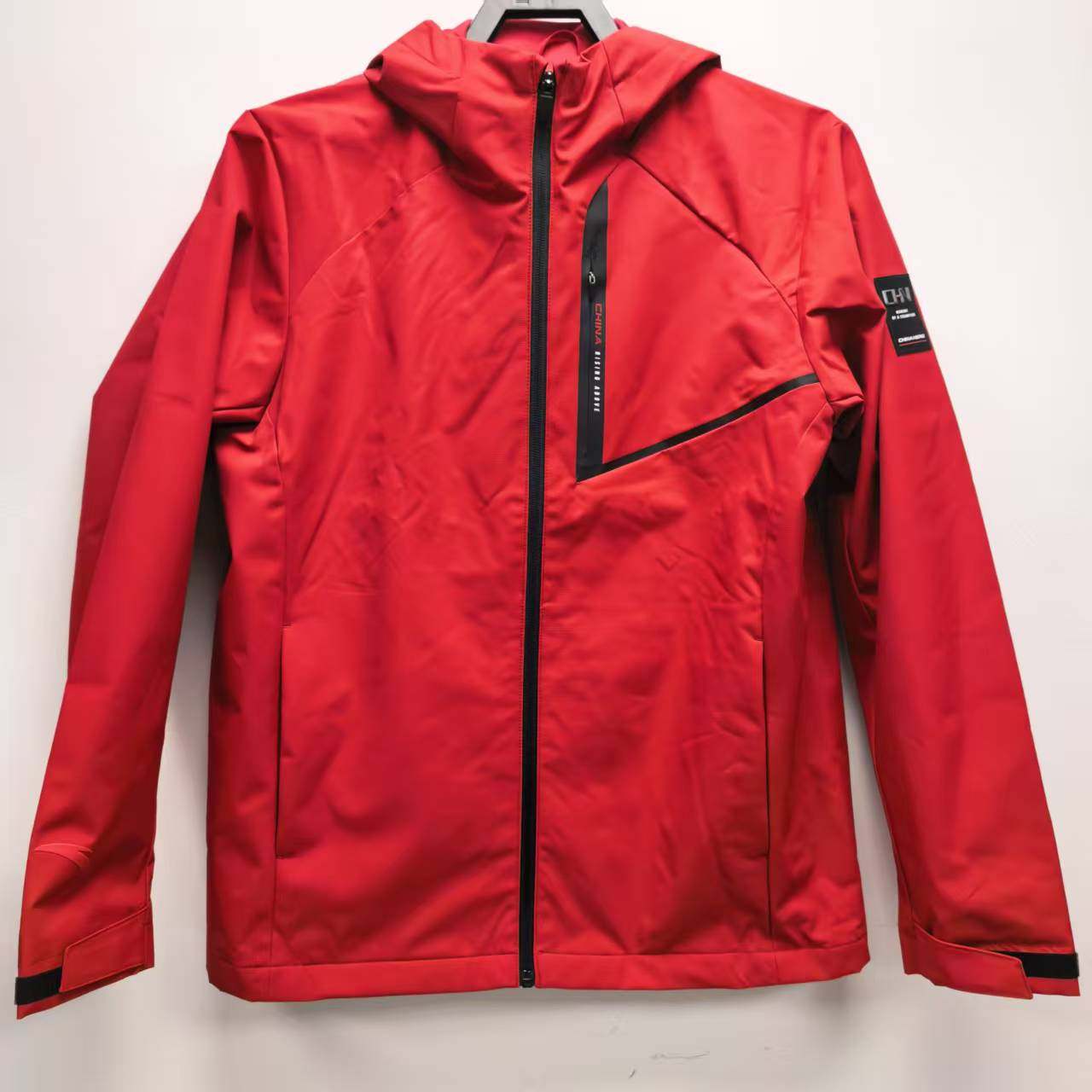 安踏正品男丝光绒茄克2026春新款连帽综训梭织运动风衣152617616