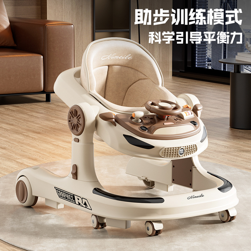 宝宝防O型腿折叠学步车