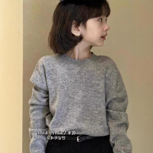 韩国童装女童内搭羊绒衫打底衫2025秋季新款儿童毛衣针织男童上衣
