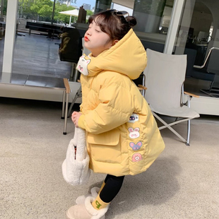 女童棉服冬装2025新款洋气时髦儿童外套小女孩棉袄女宝宝冬季棉衣