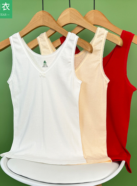 AB内衣女士纯棉中老年大码无袖汗衫夏季薄款家居睡衣宽边背心8191