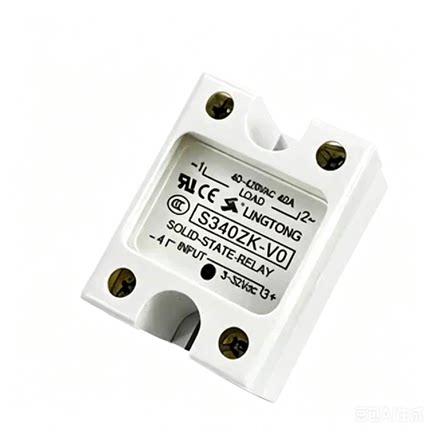 北京灵通工业级SSR直流控交流单相固态继电器V0阻燃S340ZK