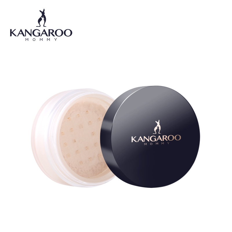 袋鼠妈妈孕妇蜜粉粉底液遮瑕控油女干皮保湿持久水润不脱妆带粉饼