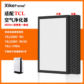 W101 适配TCL空气净化器过滤网TKJ208F TKJ F08A除甲醛滤芯