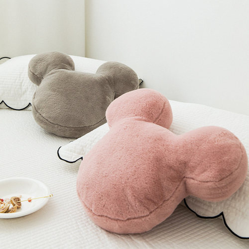 蔓越ins兔毛绒填充少女心抱枕