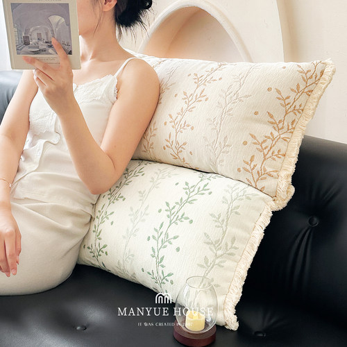 蔓越家长条抱枕靠垫沙发腰靠软包