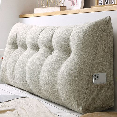 日式口袋款棉麻三角卧室可拆洗