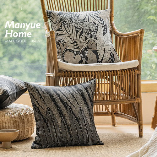 蔓越家法式抽象抱枕靠垫