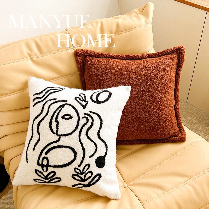 蔓越家ins复古沙发抱枕套抱枕