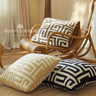 蔓越家抱枕靠垫羽丝棉沙发腰枕