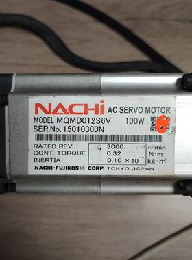 {雅致商行}那智机器人电机MQMD012S6V  100W电机
