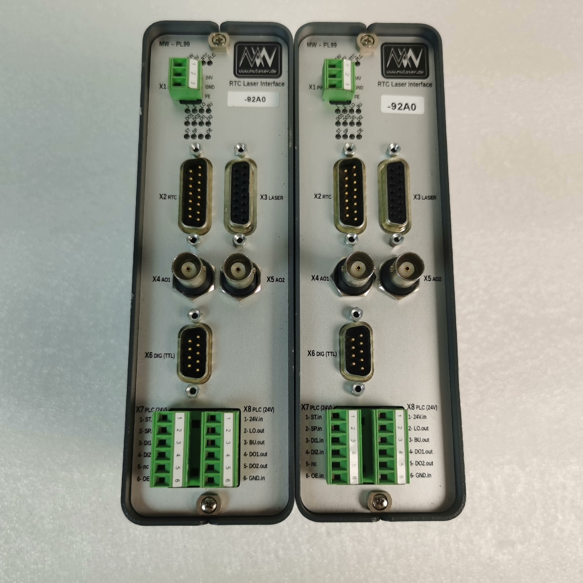 MWLASER RTC Laser interface PL(雅子机械）