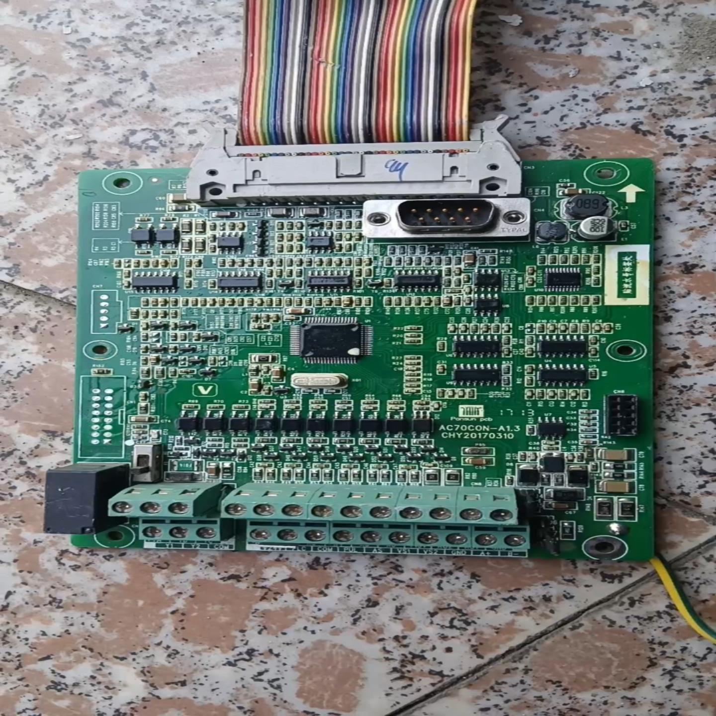 #电路板AC70CON-A13伟创AC70变频器主控板拆(雅子机械)