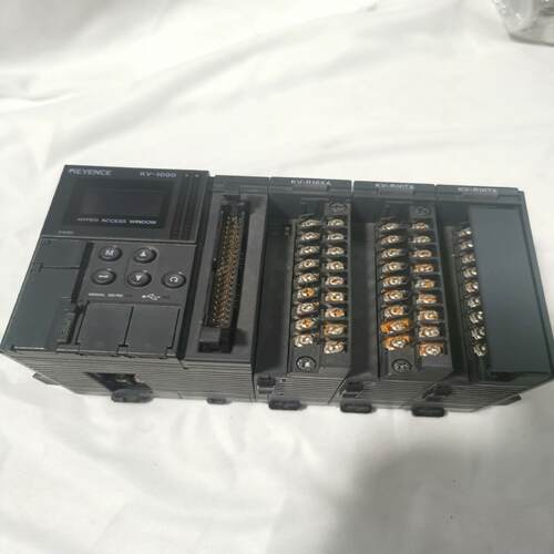 {雅致商行}基恩士KV-1000 cpu套装控制器拆机件成色实物拍摄