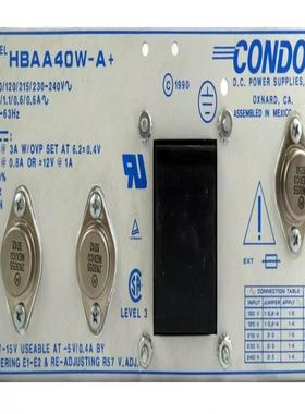 Condor HBAA40W-A+ 直流电源 ±15V Po(雅子机械）