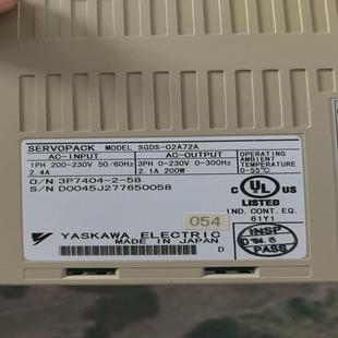sgds 雅致電子 02a72a拆機(jī)安川驅(qū)動(dòng)器功能正常成色