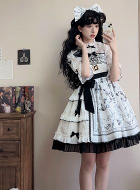 【流团退定中】元素满分.内搭JSK 墙叔原创Lolita印花系列