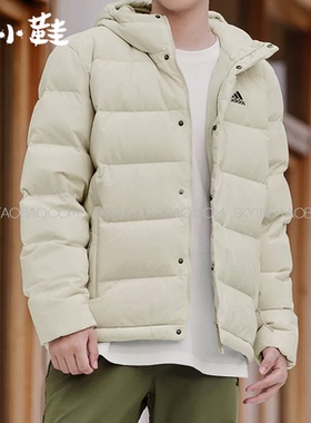 Adidas/阿迪达斯 2025AW Helionic保暖加厚防风连帽羽绒服KE5404