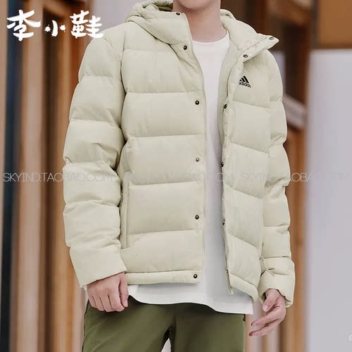 Adidas/阿迪达斯 2025AW Helionic保暖加厚防风连帽羽绒服KE5404