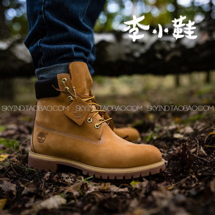 TIMBERLAND添柏岚踢不烂男女子高帮户外防水工装黄靴10061/10361