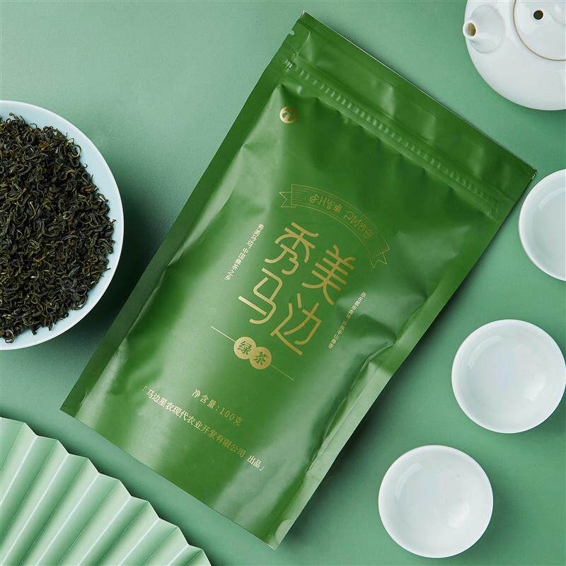 秀美马边绿茶100g高山炒青绿茶醒醒来喝茶