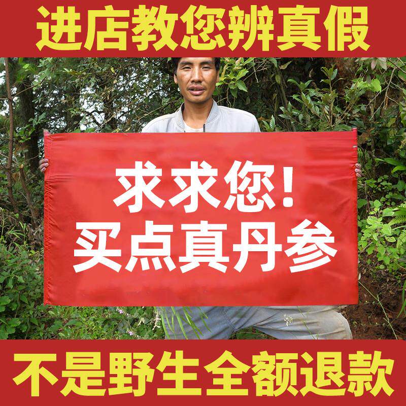 紫丹参中药材正品特级500g野生无硫可搭黄茋山楂养生茶官方旗店