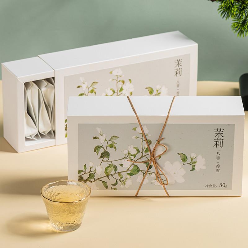 八窨福建茉莉花茶香雪小袋装茶包礼盒特级浓香型茶叶2025新茶冷泡