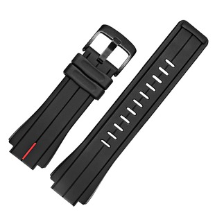 适配TIMEX天美时航海家潮汐硅胶手表带 男T2N721凸口橡胶表带24mm