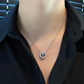 项链男短款 锁骨链轻奢高级感潮流痞帅不掉色百搭男士 项链吊坠配饰