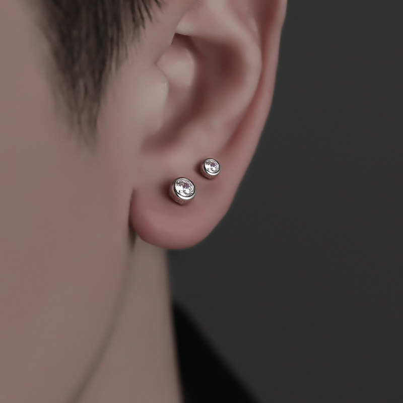 纯银耳钉男高级感单只简约潮男生螺丝拧扣睡觉免摘男款s925耳饰女,饰品/流行首饰/时尚饰品新,耳钉,淘宝优惠券,粉丝福利购,淘宝优惠卷