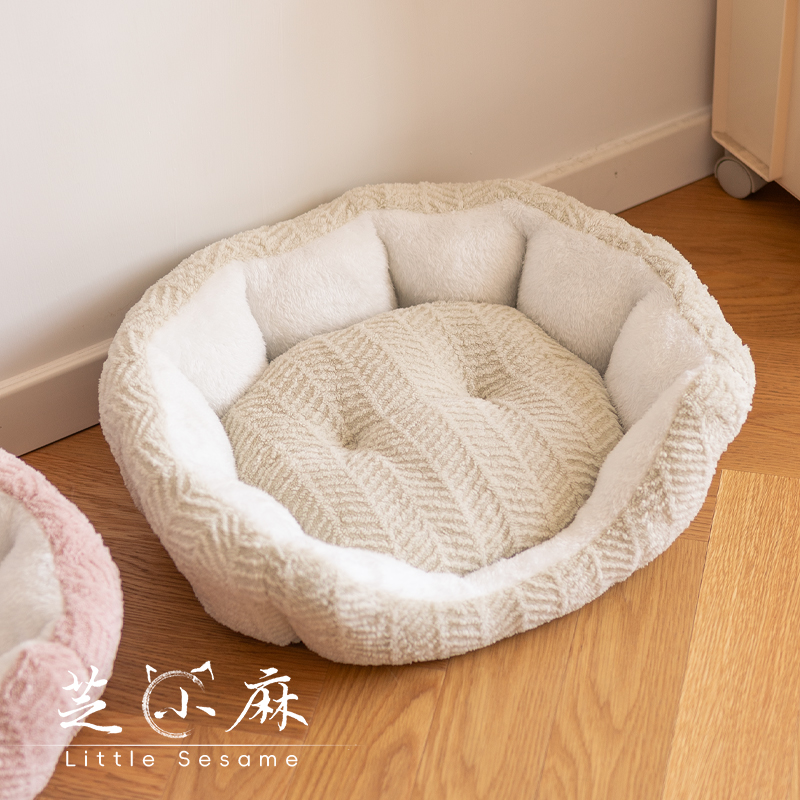 猫咪狗狗柔软贝壳窝冬天保暖狗窝