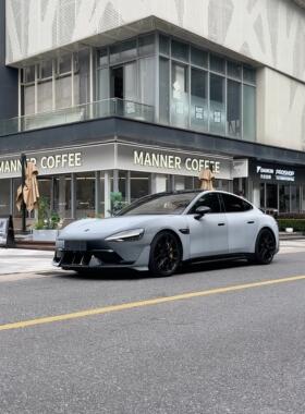 【进口TPU】日食黑改色膜黑变白双色科技TPU外壳哑光质感全车施工